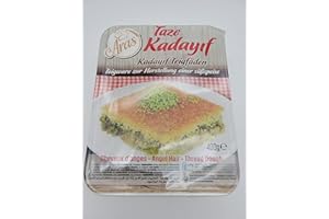 RAYKUSH ART Aras Fresh Kadaifi Kataifi 500gr seal pack. Halal- Product of Bulgaria- Taze Kadayif