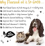 BUGALUGS Flaxseed Oil for Dogs & Cats Omega 3 6 9 UK Cold Pressed view 4