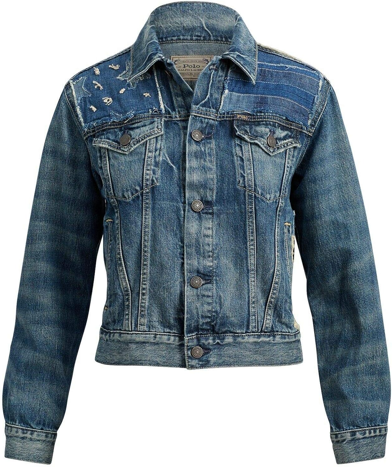 polo ralph lauren stretch denim trucker jacket