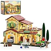 LUMIBRICKS Farm Vineyard-Estate Lighting Building-Bricks-Set - 2800 Pcs Farm Life Winery Chateau House Collection LED Light W