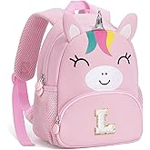 YOOLIFE Kids Backpack for Toddler - 2 Year Old Birthday Gift | Mini Pink Backpack Personalized Gifts for Toddler Kids Granddaughter | School Supplies Unicorn Gifts Pink L