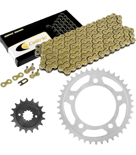 Amazon.com: Caltric Black Drive Chain And Sprocket Kit Compatible