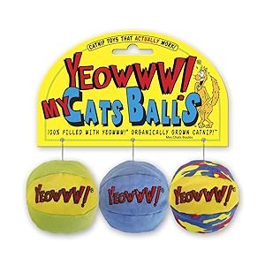 Yeowww My Cats Balls, 3 Balls per Pack