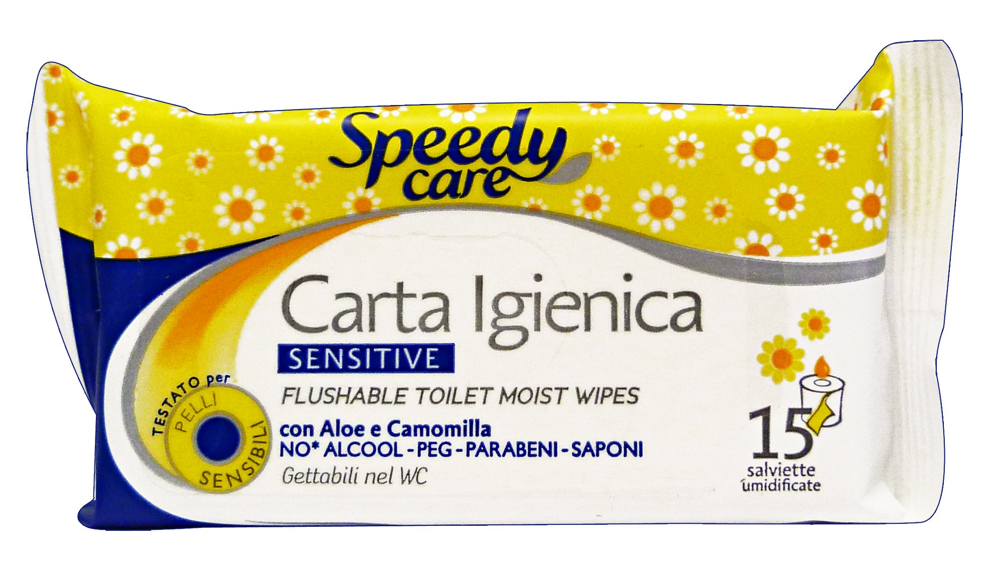 Speedy Care Humidified Hygienic 15 Wipes - 5 g