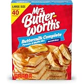 Mrs. Butterworth's Complete Buttermilk Pancake and Waffle Mix, 32 oz | Complete Buttermilk Pancake And Waffle Mix; great for pancakes &amp; waffles; also perfect for weekend brunch &amp; baking