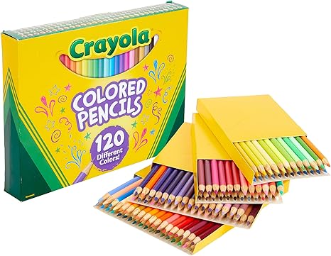 Amazon Crayola 68 8020 120 Count Coloured Pencils È²éç­ Ææ¿å· Ãªãã£ã¹ç¨å