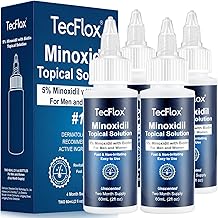 5% Minoxidil for Men Hair with Biotin, Minoxidil for Women,Tecflox Minoxidil Beard Growth Oil, Minoxidil Hair Growth Serum fo