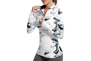 GGOV Golf Shirts for Woman UPF 50+ Sun Protection Quick Dry Lightweight Long Sleeve Polo Shirts for Woman Rash Guard