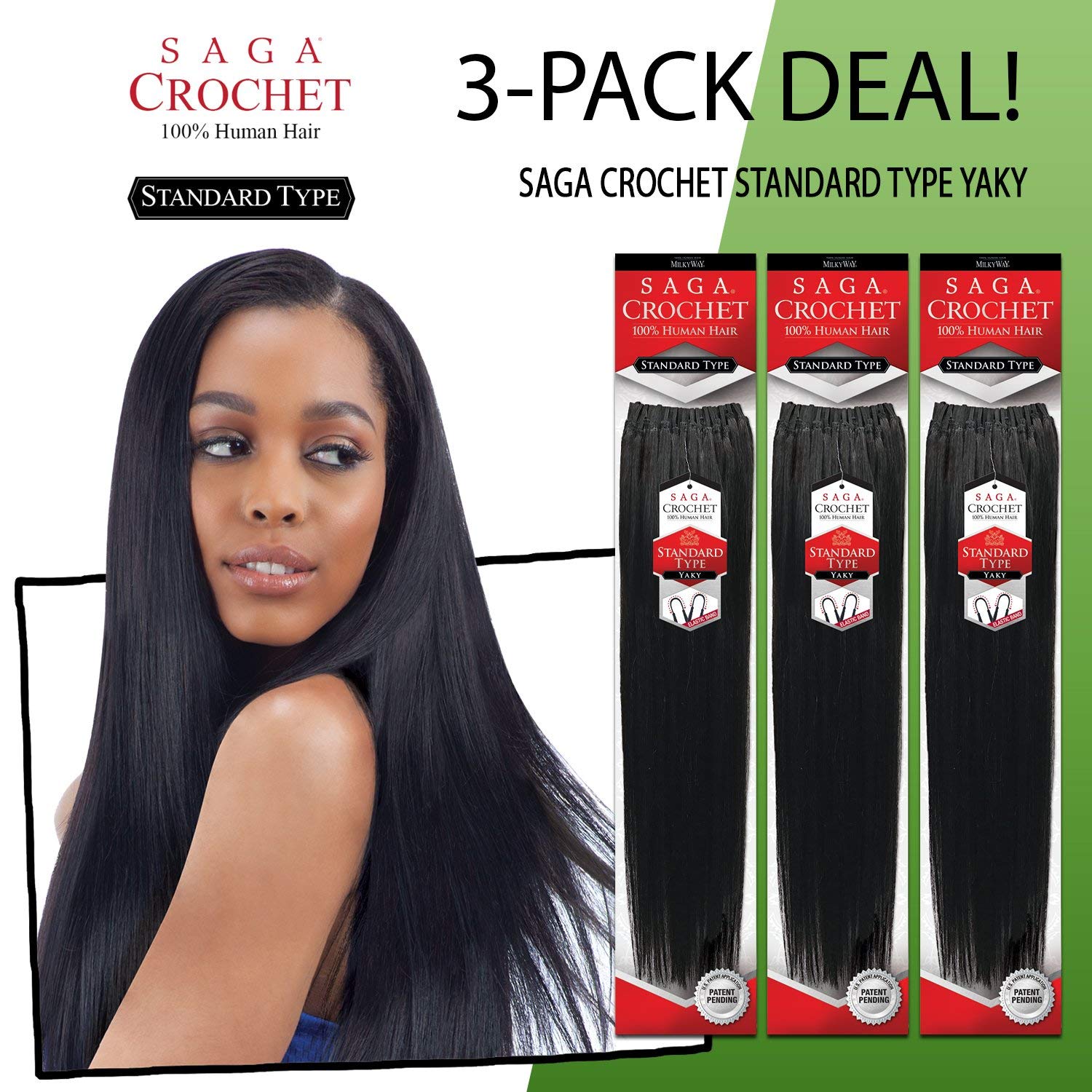 Amazon Com Multi Pack Deals Saga Human Hair Crochet Braids