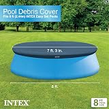 Intex 8-Ft Easy Set Pool Cover Blue 128020 Round Overhang 30 cm view 2