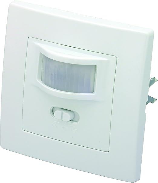 Adluminis Automatischer Lichtschalter mit Bewegungsmelder für Unterputz, einstellbar, einfache