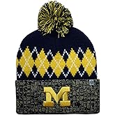 Franchise Club Unisex College Team The Blur Knit Hat with Pom