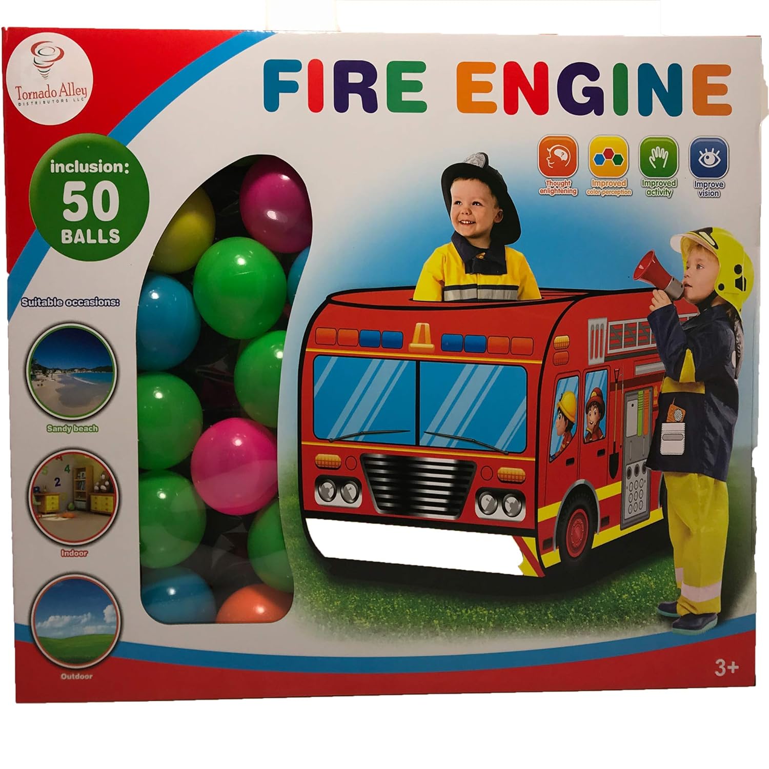 Toys Games Tornado Alley Distributors Fire Engine Ball Pit