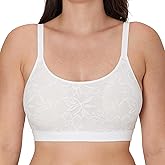 Bali Womens Breathe Bralette, Cotton Modal Wireless Bra, Lightweight Breathable Pullover Bralette, Convertible Straps