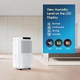 Emperial 12L Dehumidifier Digital Display Sleep Mode Laundry Drying Timer 24Hr view 3