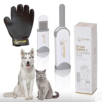 petting a dog against the grain