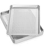 Winware Half Size Sheet Pans Set Of 2 - 13" X 18" Aluminum Commercial Baking Sheets - View #9