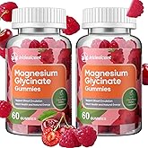 IRIDESICENT Magnesium Glycinate Gummies 400mg, Sugar Free Magnesium Supplement w/Ashwagandha, Zinc, Vegan Magnesium Glycinate