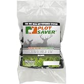 Messina Wildlife CLI-039 3/8-Inch Clips for Deer Repellent Fiberglass Stakes - 30 Pack, Black