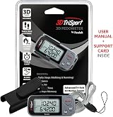 Realalt 3DTriSport 3D Pedometer with Clip & Strap Grey/Black view 7