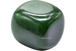 AMAZING GEMSTONE Dark Green Aventurine Crystal Tumbled Stones Polished Rocks - Natural Gem Stones for Healing - DIY Crystals for Protection (1 Piece)