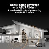ASUS TUF Gaming BE6500 WiFi 7 Router Dual Band 6500 Mbps 4K-QAM MLO view 4