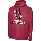 FOCO NFL Men's Official Primary Logo Wordmark Polyester Pullover Hoodie Sweatshirt