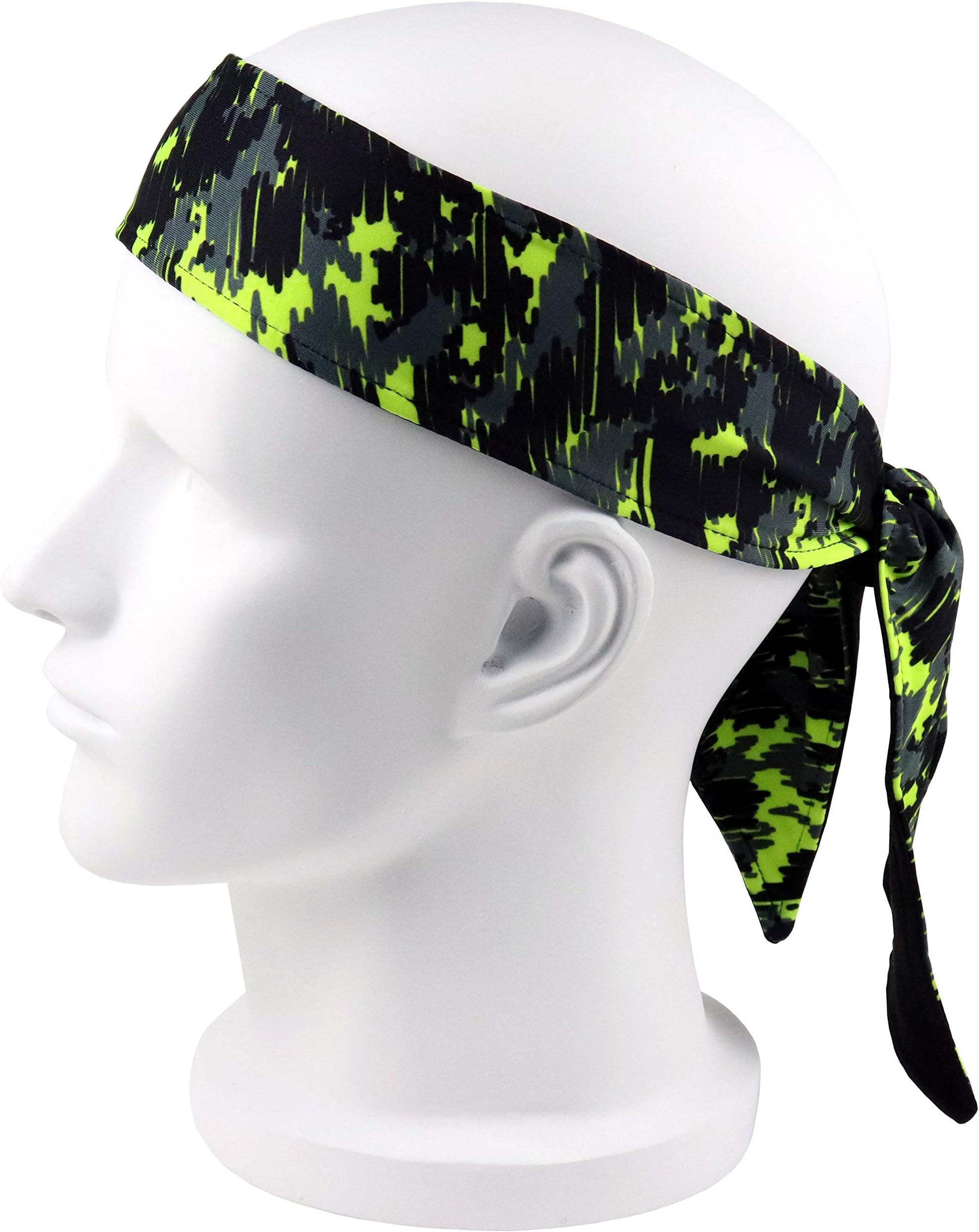 FPPING Head Wrap Ties Headbands for Men and Women: Sports Sweatbands Thin Elastic Band Hair Tie