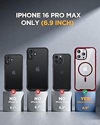 Miracase for iPhone 16 Pro Max Case 6.9'', [Bubble