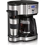 Hamilton Beach 2-Way Brewer Coffee Maker, Single-Serve and 12-Cup Pot, Stainless Steel (49980A), Carafe