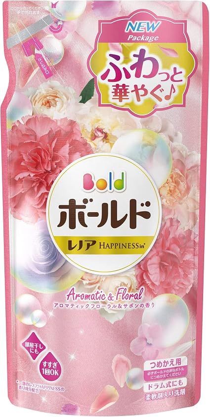 Amazon 洗濯洗剤 液体 柔軟剤入り ボールド アロマティックフローラル サボンの香り 詰め替え 6g 液体洗剤 通販