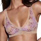 EBY Sheer Mesh Bralette for Women Seamless Wireless Bra with Support &ndash; Without Metal Wire