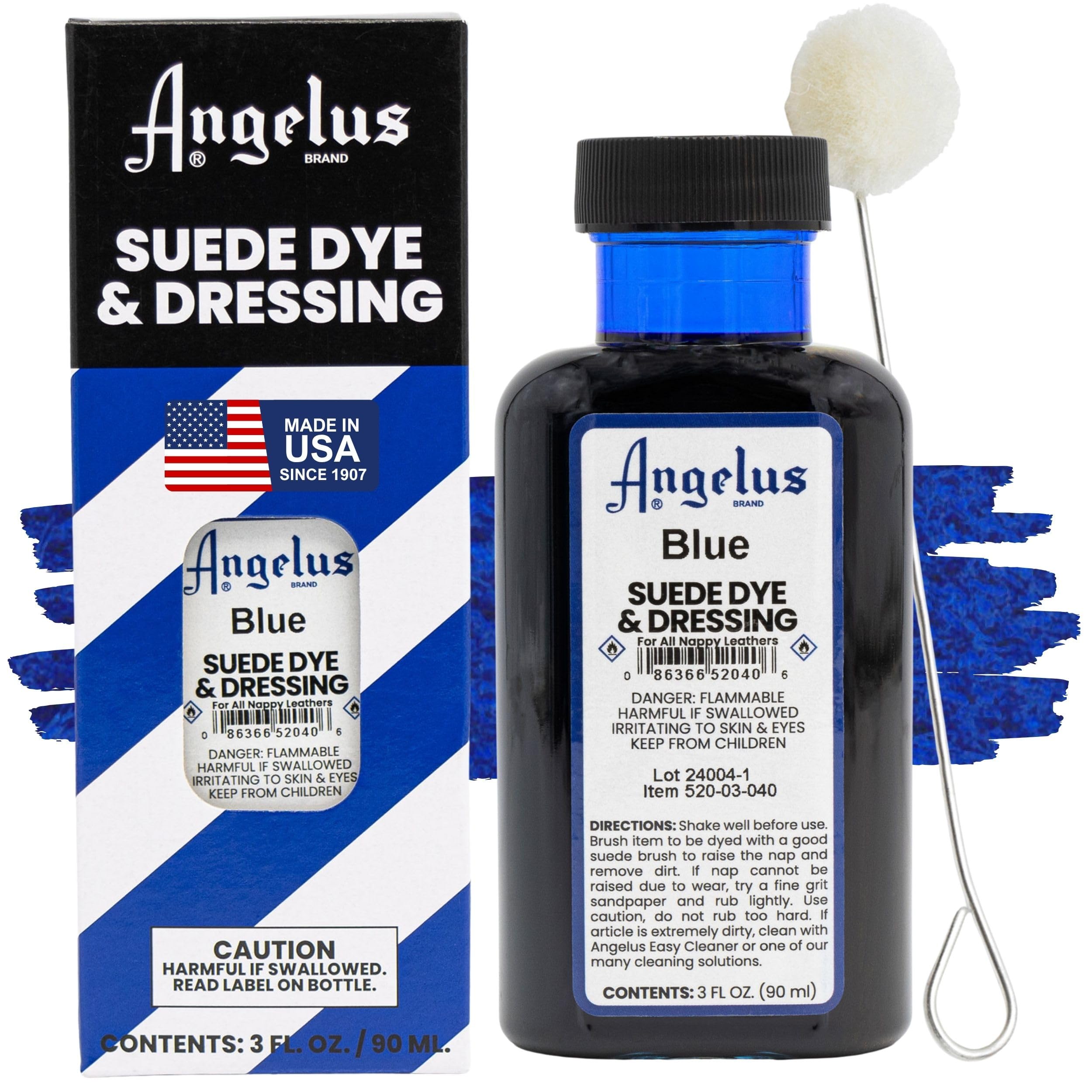 Angelus Suede Dye Blue