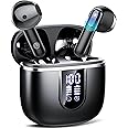Wireless Earbuds, Bluetooth 5.4 Headphones in Ear Buds, HiFi Stereo Earphones with 4 ENC Noise Cancelling Mics, 40H Wireless Headphones with IP7 Waterproof, LED Display USB C, Mini Ultralight