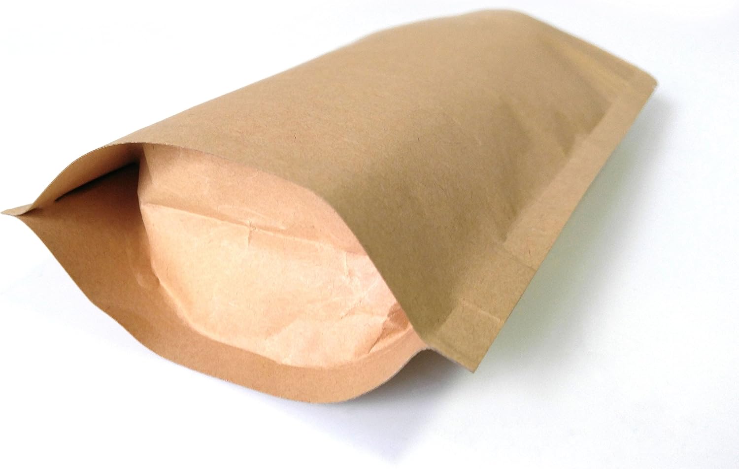 100 Kraft Paper Stand-Up Reusable Food Pouches (170mm x 240mm x 40mm) - Image 5