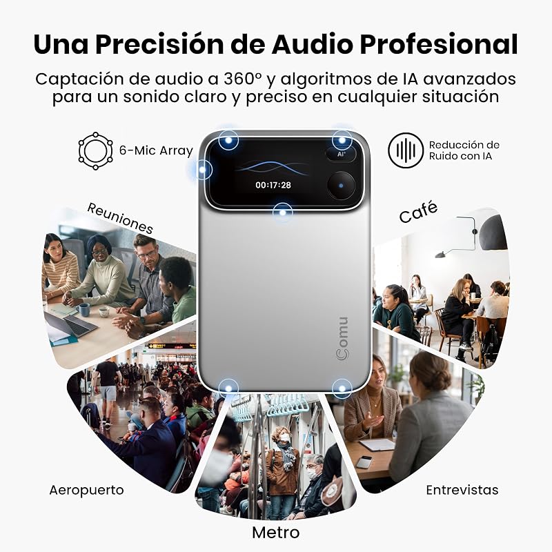 Action Pro Grabadora de Voz IA, Grabadora Profesional con Agente IA — foto 5 de 8