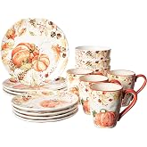 Harvest Splash 16pc Dinnerware Set,Service for 4