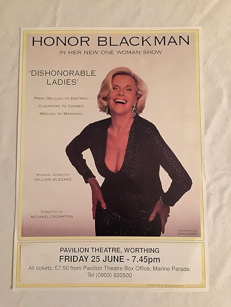 Amazon オナー ブラックマン不名誉レディースオリジナル劇場ポスター1993パビリオン劇場ワージングイングランドオリジナル アートフレーム ポスター オンライン通販
