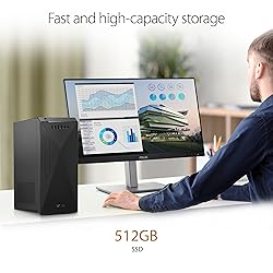 ASUS S501MD Desktop PC, Intel Core i7-12700, 8GB