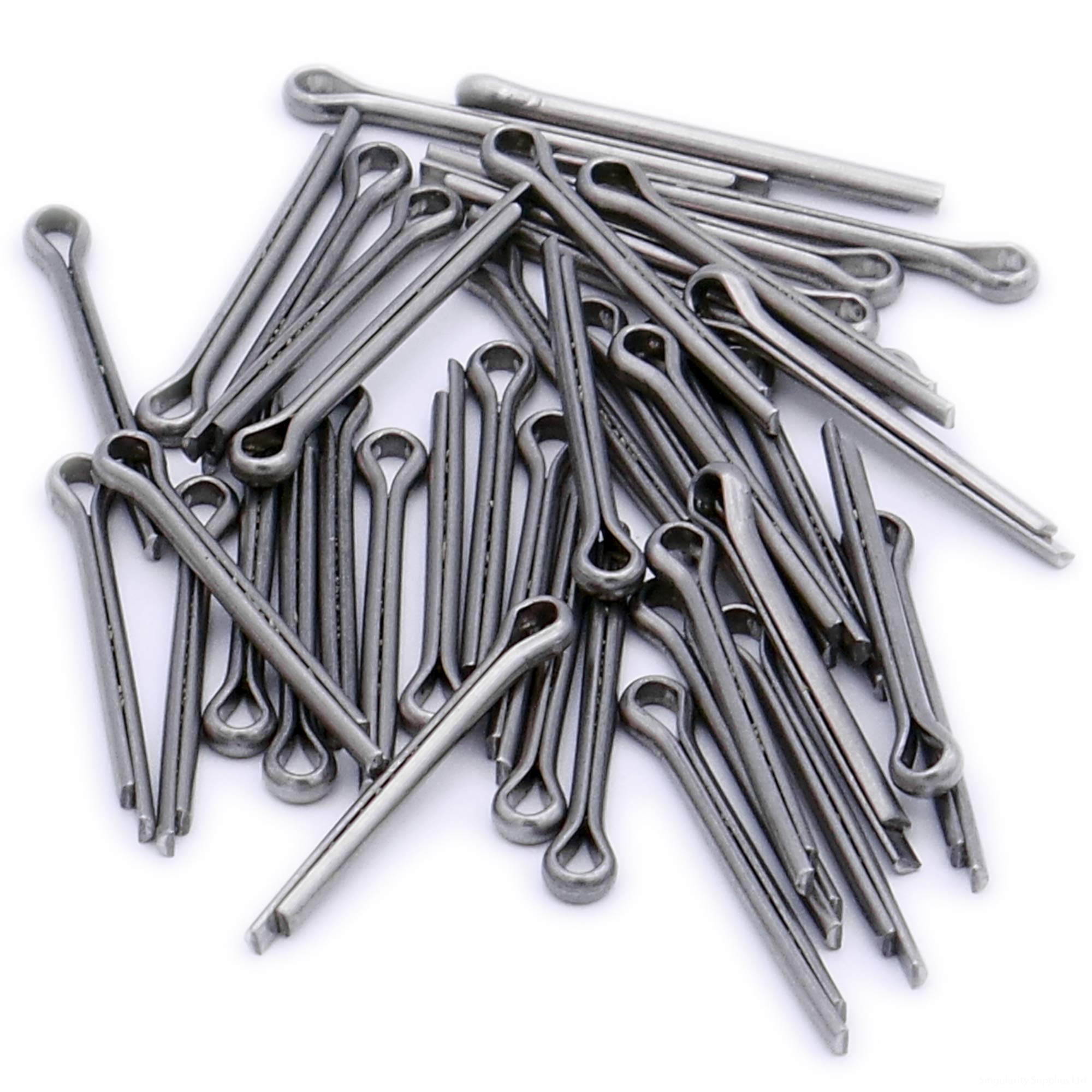 M2.5 (2.5mm x 12mm) Split Cotter Pin - Stainless Steel (A2) (Pack of 40)