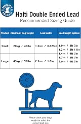 Halti Double Ended Lead for Dogs Large Purple 2m Neoprene Padded Reflective view 6