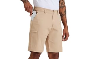 Willit Men's Golf Shorts Stretch Hiking Cargo Shorts Athletic Quick Dry Casual Work Shorts with Pockets 10"