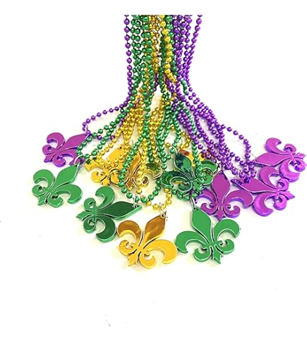 Buy Wholesale China Jumbo Ball Mardi Gras Bead Necklaces And