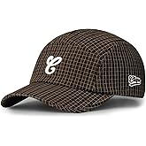 CLAPE Checkered Baseball Caps for Men, Lightweight Quick Dry 5 Panel Hat Vintage Unique Trucker Dad Hat Outdoor Camper Hat