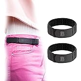 BeltBro For Women No Buckle Elastic Belt — Fits 1 Inch Belt Loops, Easy To Use