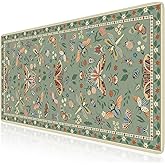 iCasso Green Large Mouse Pad, Desk Matt for Desktop, XXL Desk Mat for Keyboard and Mouse, Anti-Slip Big Mousepad Computer Mat with Stitched Edges