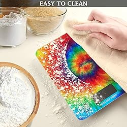 Spiral Tie Dye Food Scale Waterproof Digital