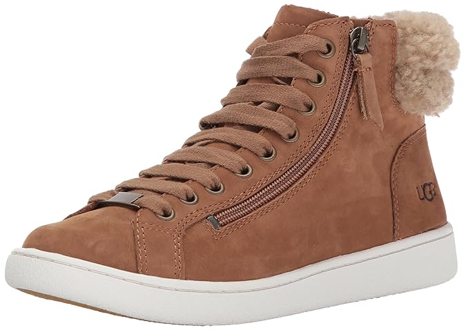 UGG Schuhe Olive Sneaker aus Wildleder Chestnut Damen