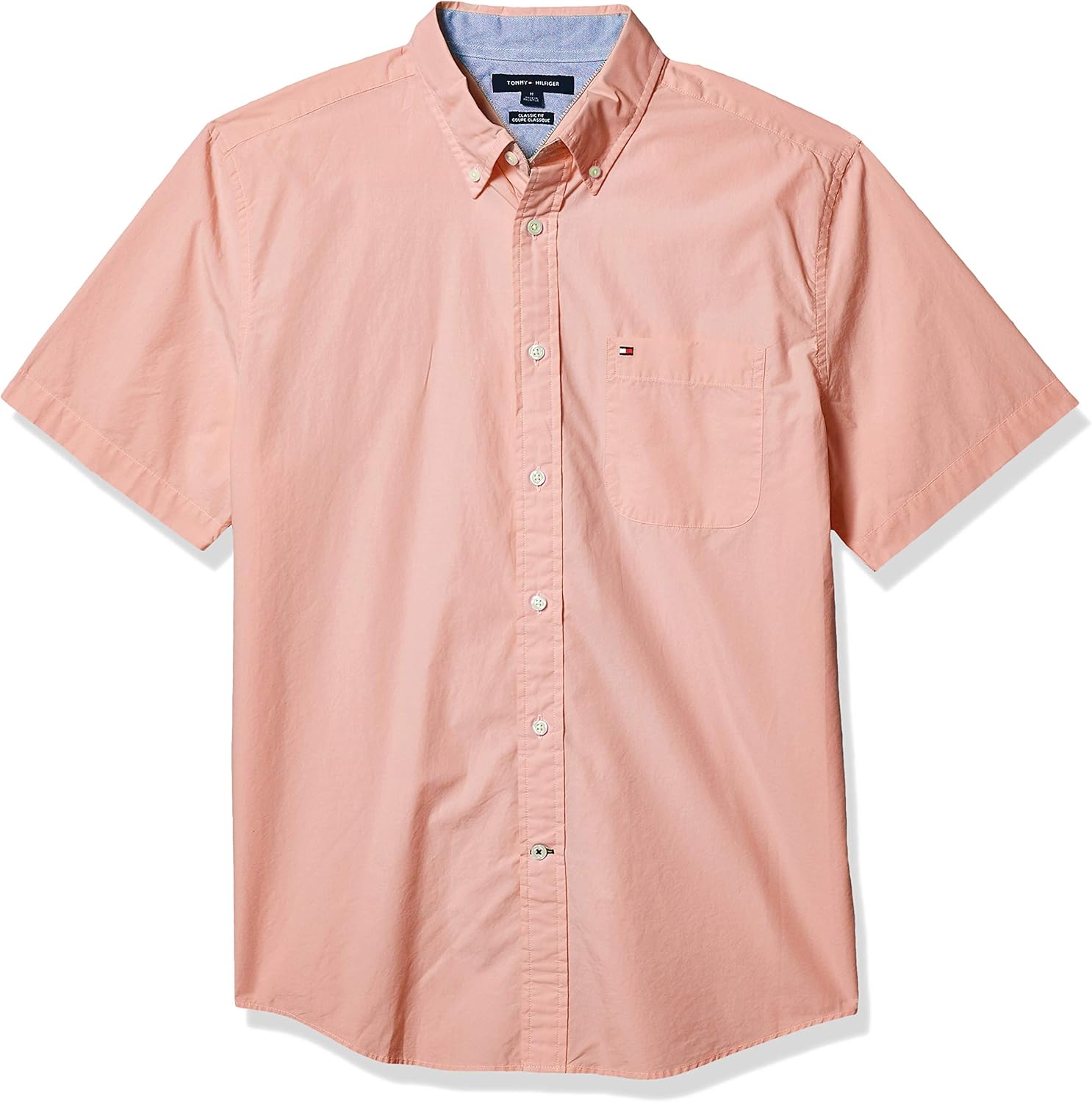 Tommy Hilfiger Men's Short Sleeve Button Down Shirt in Classic Fit at