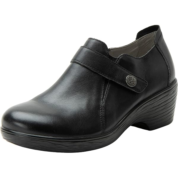 clarks womens dress shoes Clarks Women's Un.Loop Leather Slip On Shoes in Black – V&A Bootery INC